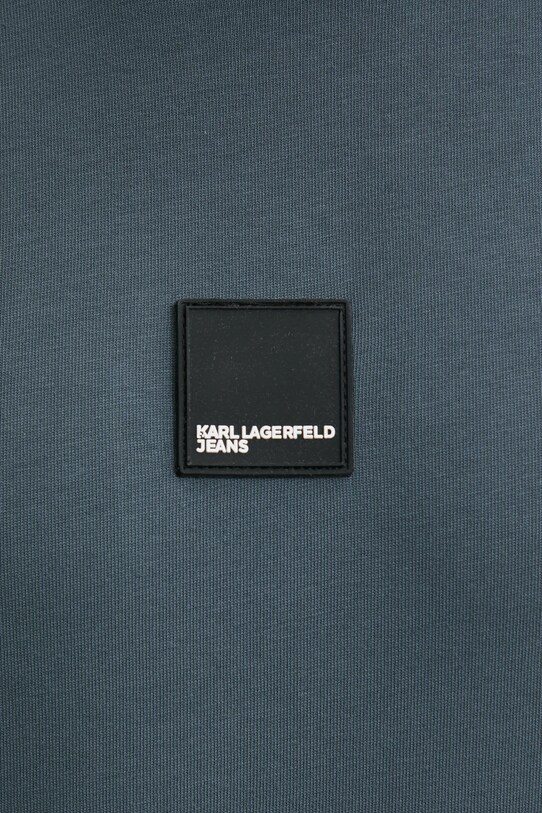 Бавовняна футболка Karl Lagerfeld Jeans A1M17011 сірий