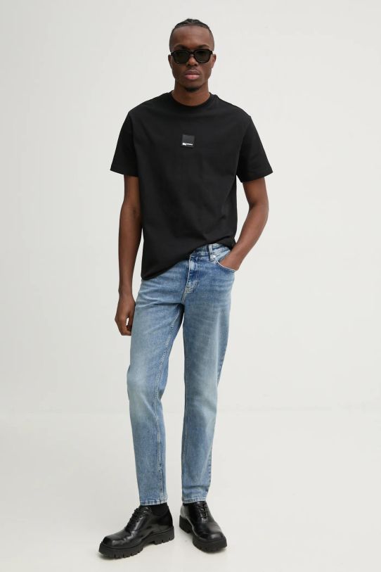 Karl Lagerfeld Jeans t-shirt bawełniany A1M17011 czarny SS25