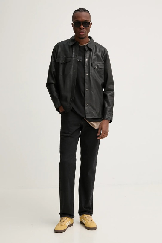 Karl Lagerfeld Jeans tricou din bumbac A1M17051 negru SS25