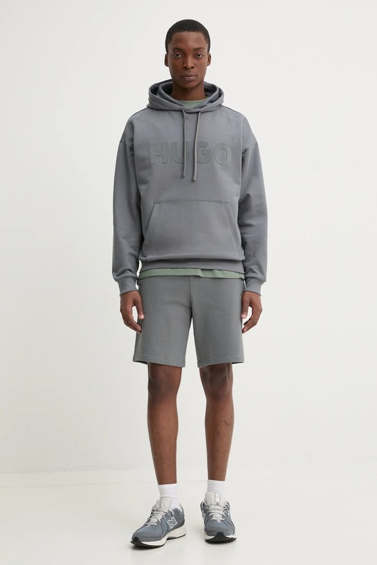 Kratka majica HUGO 50530434 zelena SS25