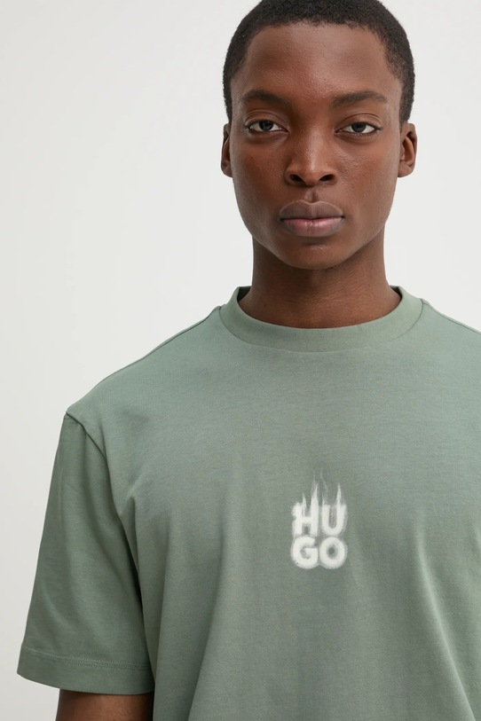 Kratka majica HUGO zelena 50530434