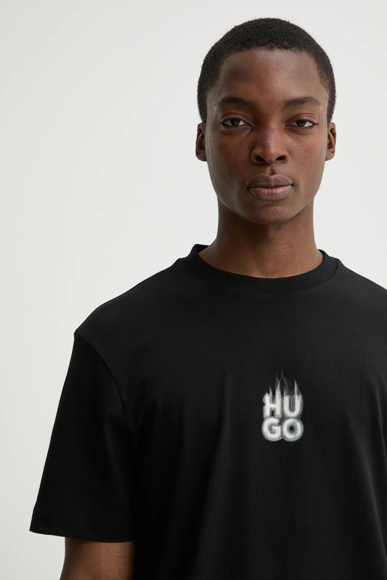 HUGO t-shirt czarny 50530434