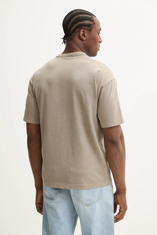 Odzież HUGO t-shirt bawełniany 50531739 beżowy