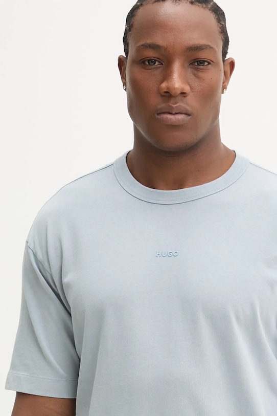 Pamučna majica HUGO 50531739 plava SS25