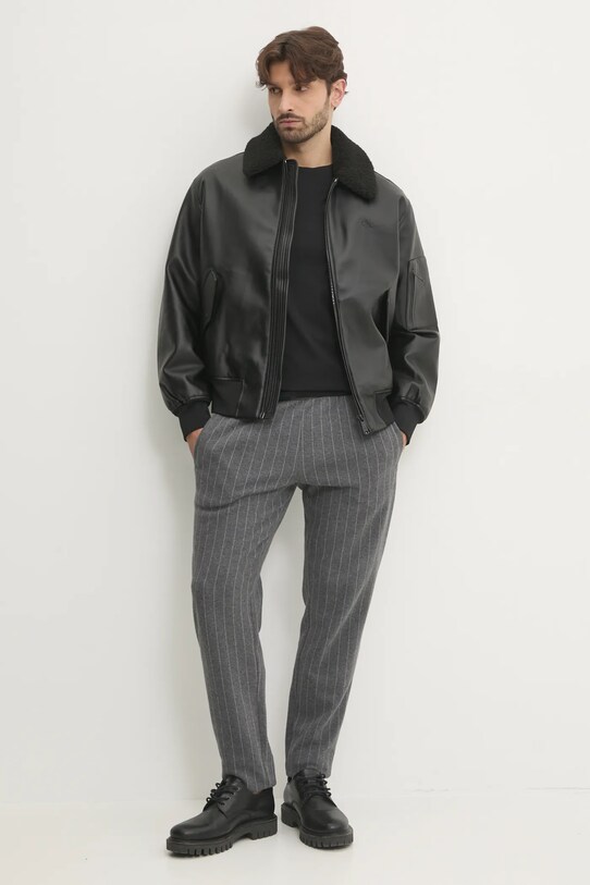 Хлопковая футболка Karl Lagerfeld A1M44013 чёрный SS25