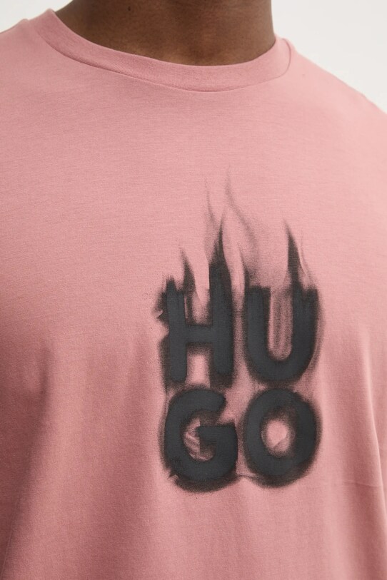 HUGO t-shirt 50535363 rózsaszín