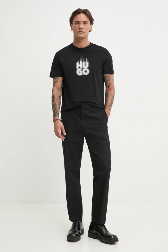 HUGO t-shirt 50535363 nero SS25