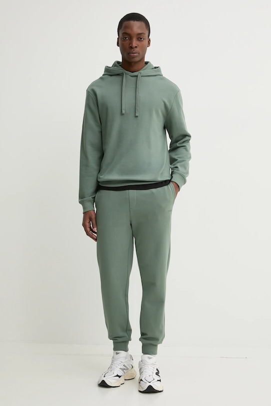 HUGO t-shirt bawełniany 50535499 czarny SS25