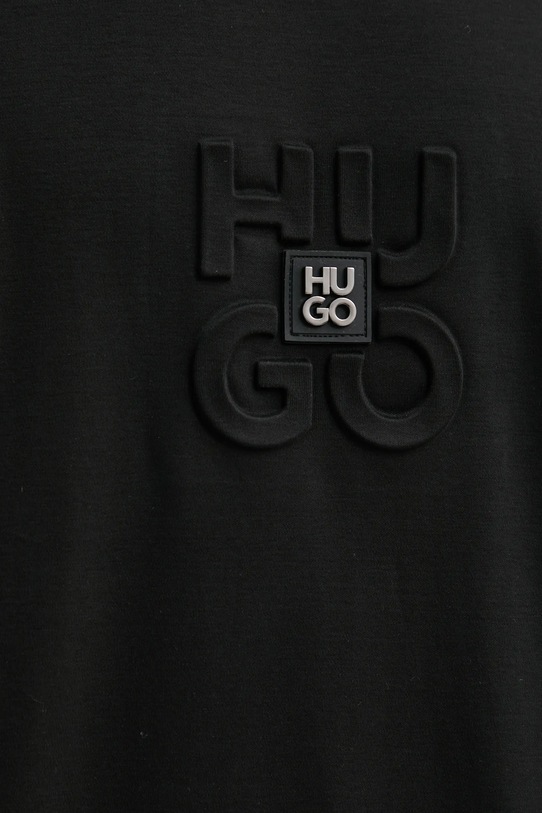 HUGO t-shirt bawełniany 50535499 czarny
