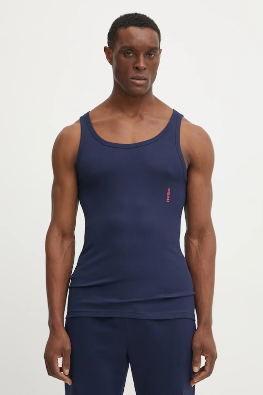 HUGO tricou 2-pack uni albastru 50532634