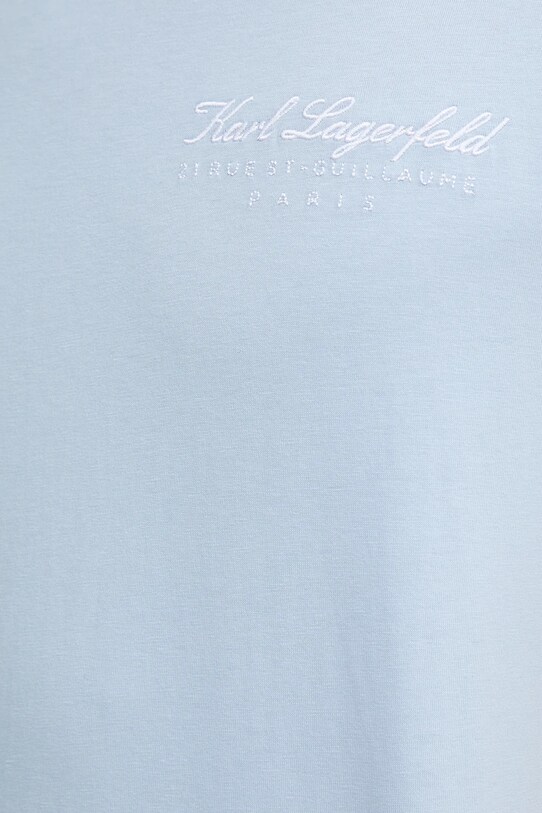 Karl Lagerfeld tricou din bumbac A1M44017 albastru