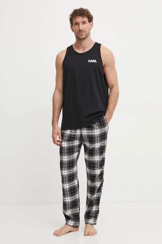 Karl Lagerfeld tricou din bumbac A1M46069 negru AA00