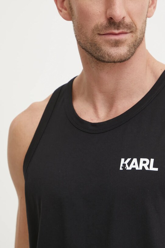 Karl Lagerfeld tricou din bumbac A1M46069 negru