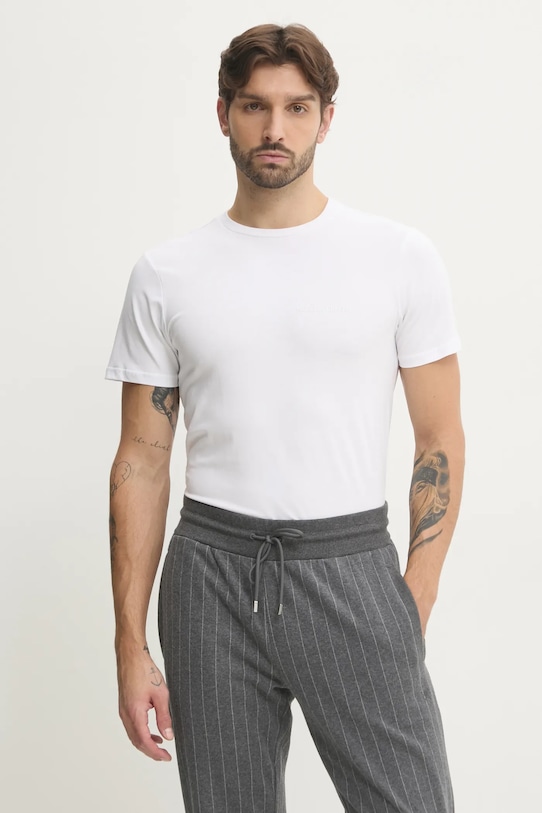 Karl Lagerfeld t-shirt 2-pack z elastanem czarny A1M47097