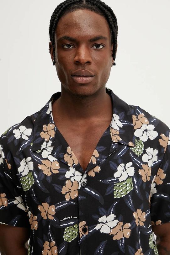 BOSS cămașă Beach Shirt negru 50535793