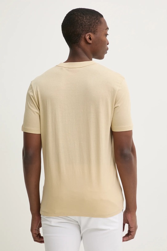 Odzież HUGO t-shirt bawełniany 50530683 beżowy