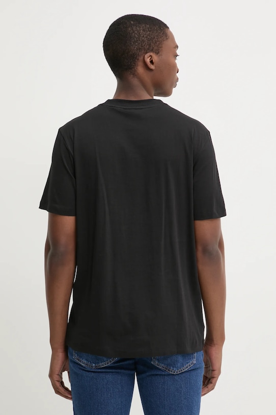 Oblečení Bavlněné tričko HUGO 50530683 černá