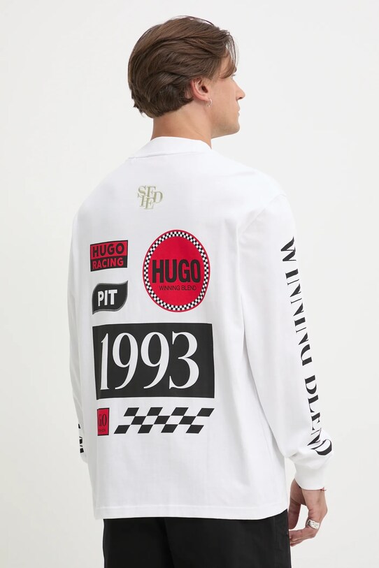 Abbigliamento HUGO camicia a maniche lunghe 50531250 bianco