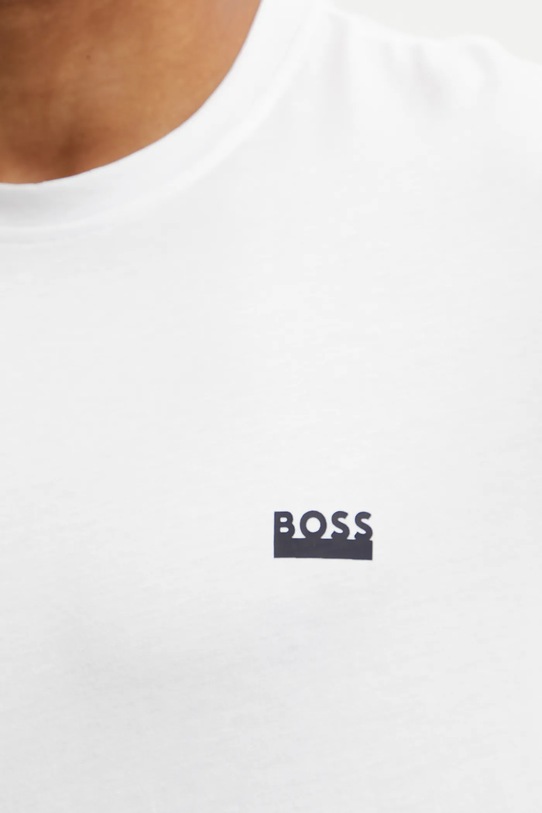 Bombažna kratka majica BOSS T-ShirtRN 365 50531401 bela