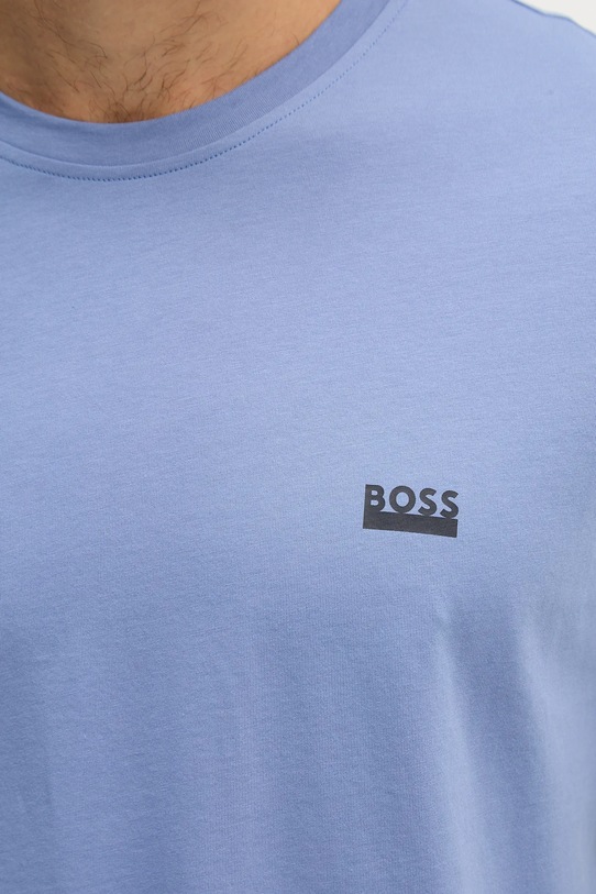 BOSS t-shirt bawełniany 50531401 niebieski