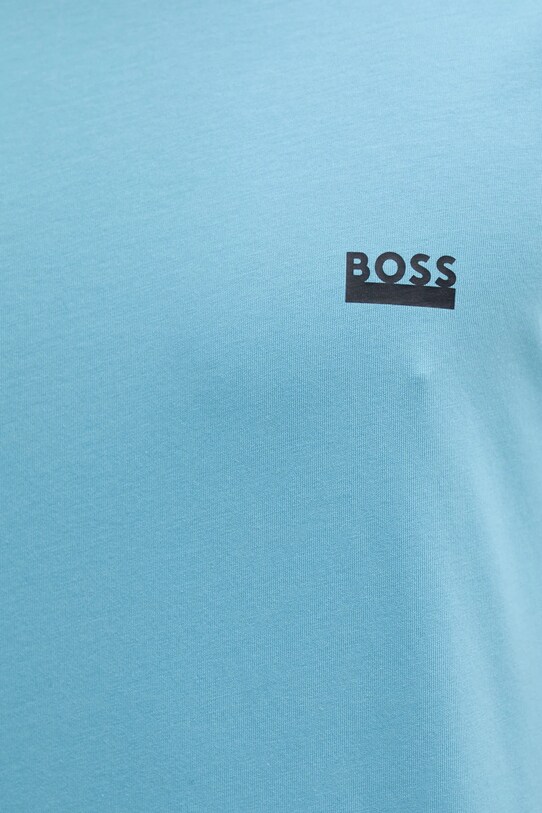 Бавовняна футболка BOSS бірюзовий 50531401