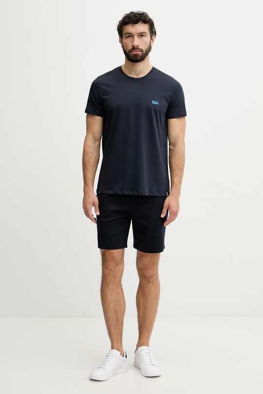 BOSS tricou bărbătesc din bumbac T-ShirtRN 365 50531401 bleumarin SS26