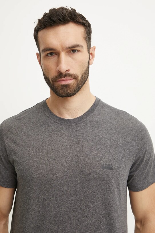 BOSS t-shirt bawełniany szary 50531401
