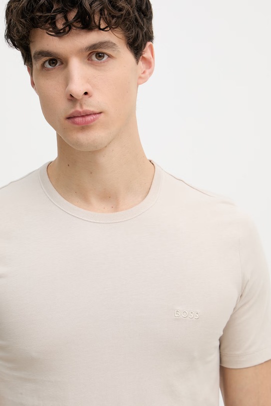 BOSS t-shirt męski bawełniany TShirtRN 3P Classic 3-pack 50532468