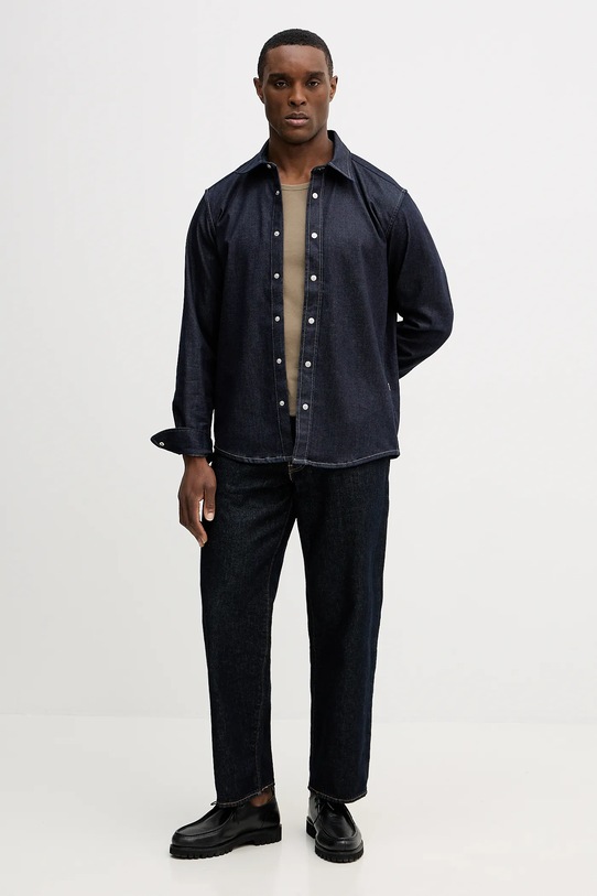 BOSS t-shirt bawełniany TShirtRN 3P Classic 3-pack niebieski 50532470