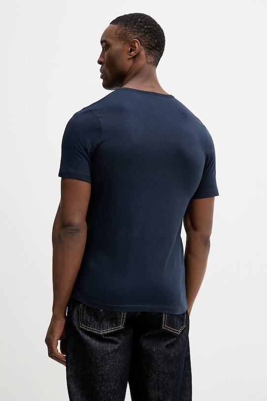 BOSS t-shirt bawełniany TShirtRN 3P Classic 3-pack 50532470 niebieski