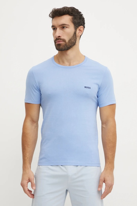 Odzież BOSS t-shirt bawełniany 3-pack 50532470 granatowy