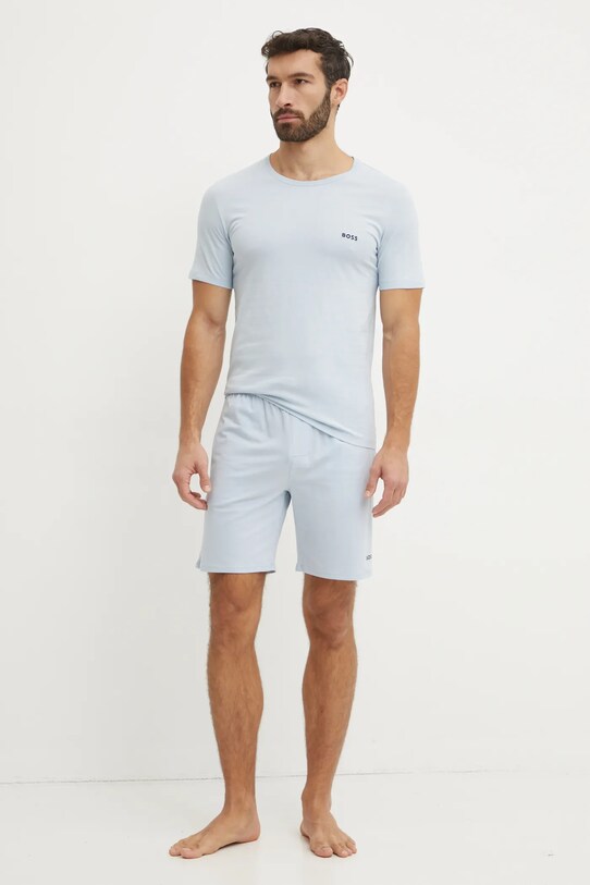 BOSS t-shirt bawełniany 3-pack granatowy 50532470