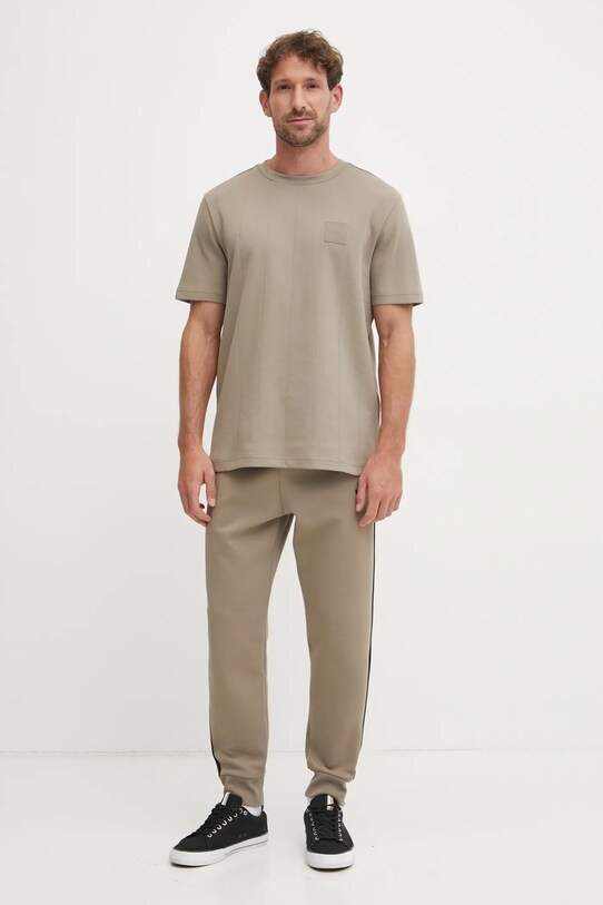 BOSS Green tricou 50531013 bej SS25