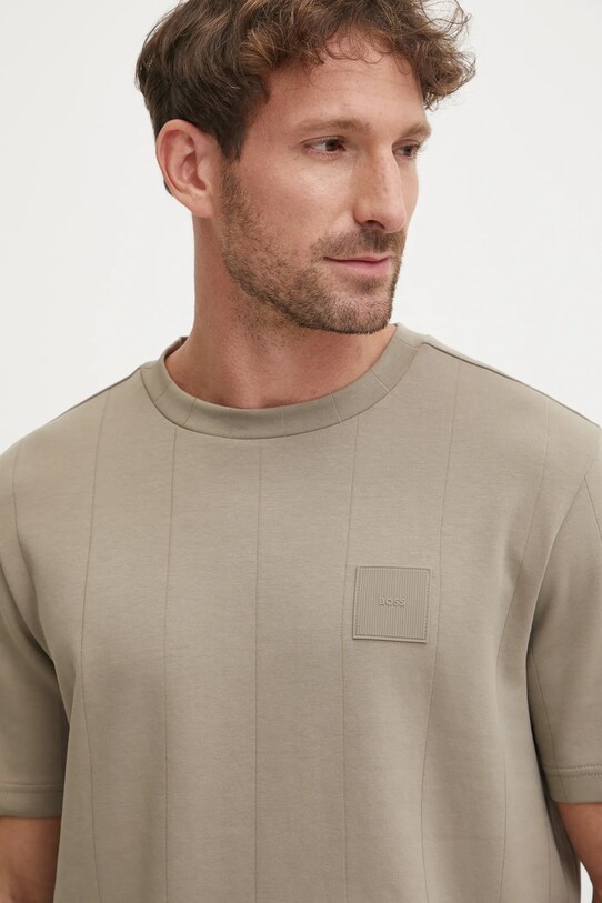 BOSS Green t-shirt beżowy 50531013