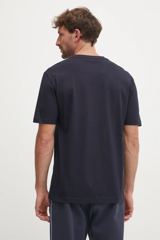 Ρούχα Βαμβακερό μπλουζάκι Boss Green 50531271 σκούρο μπλε