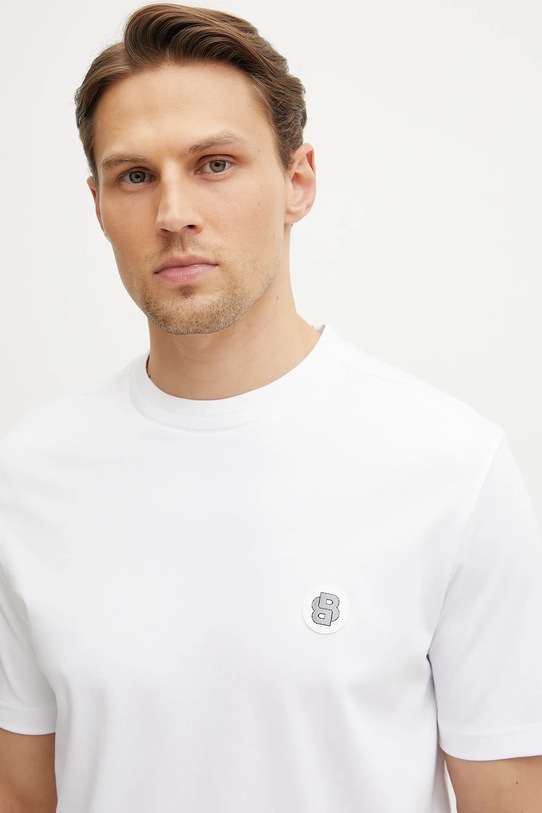 BOSS Green tricou din bumbac alb 50531569