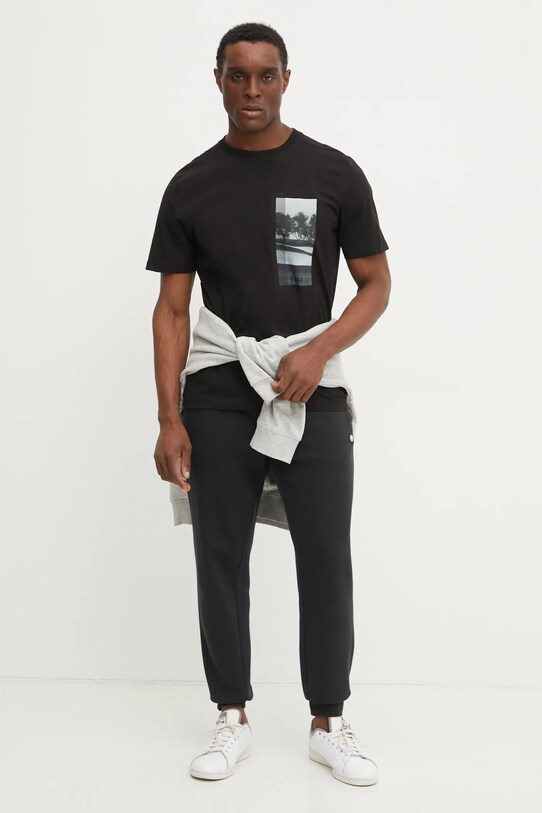 BOSS Green tricou 50533233 negru SS25