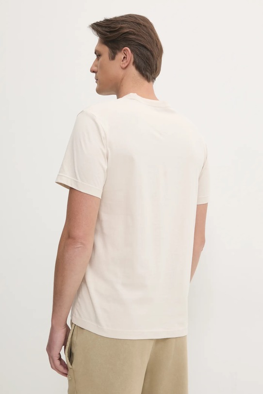 Oblečení Bavlněné tričko Calvin Klein Jeans J30J327075 béžová