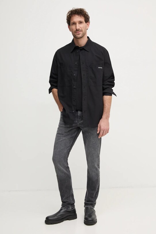 Футболка Calvin Klein Jeans J30J327100 чорний SS25