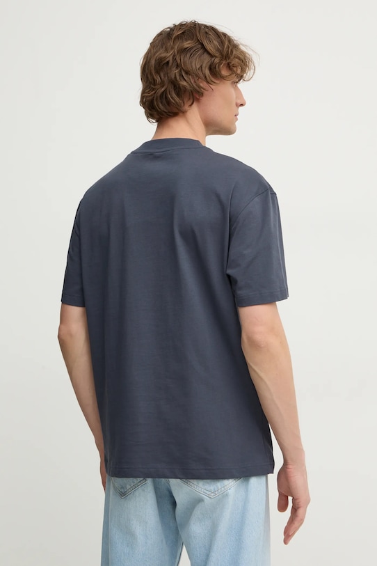 Ruházat Calvin Klein Jeans pamut póló J30J327107 kék