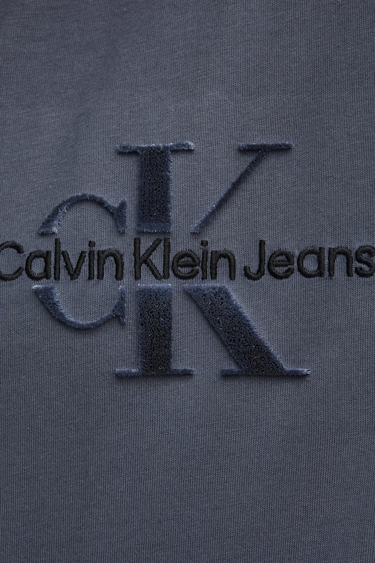 Calvin Klein Jeans pamut póló J30J327107 kék