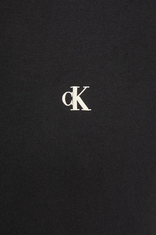 Bavlněné tričko Calvin Klein Jeans J30J327402 černá
