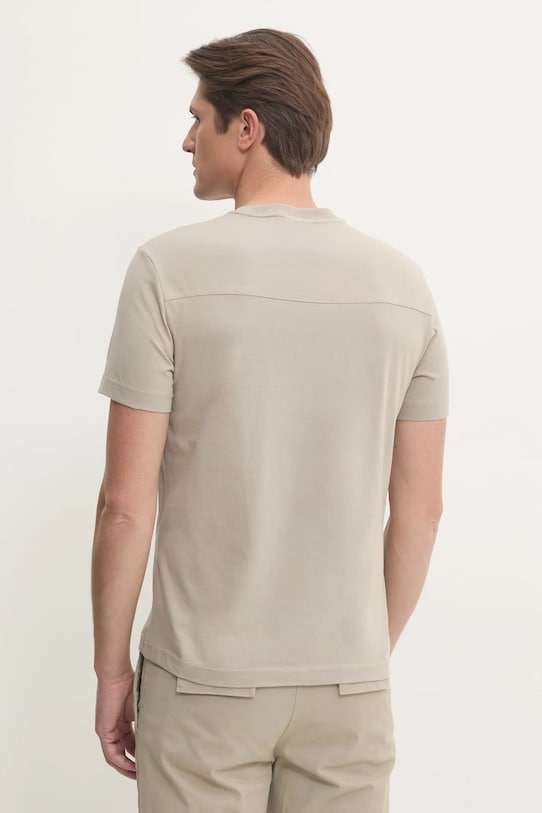 Одежда Хлопковая футболка Calvin Klein K10K113791 бежевый