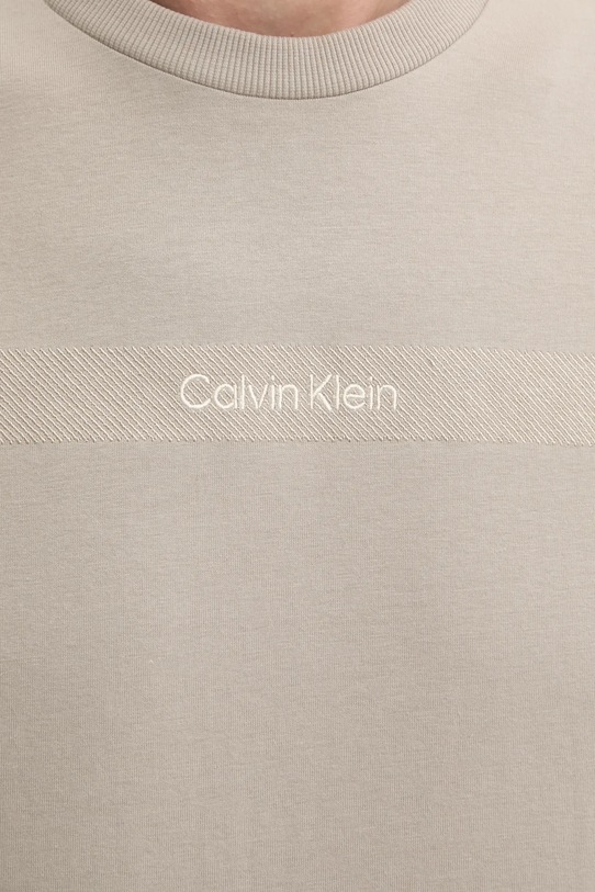 Bavlnené tričko Calvin Klein K10K113791 béžová