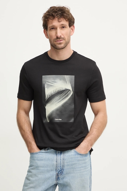 Футболка Calvin Klein хлопок чёрный K10K113797