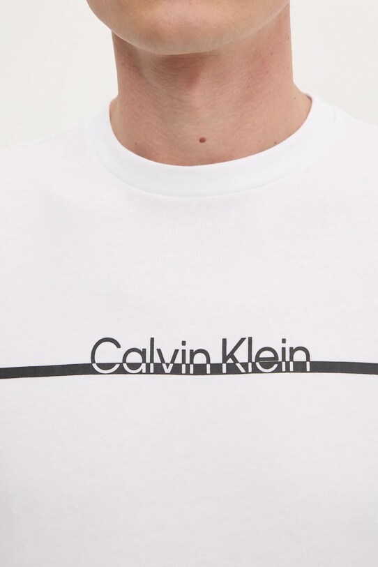 Calvin Klein t-shirt bawełniany K10K113802 biały