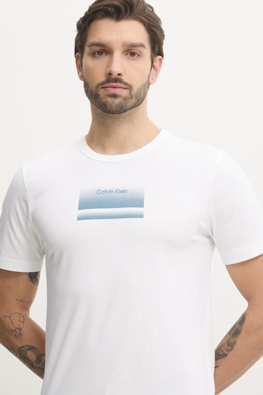Одежда Футболка Calvin Klein K10K113803 белый