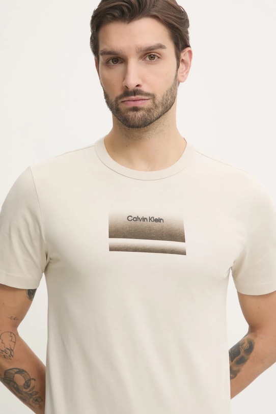 Tričko Calvin Klein béžová K10K113803