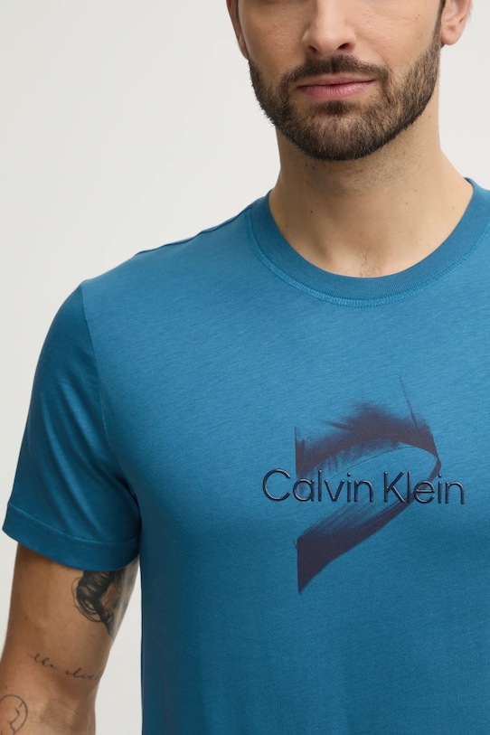 Calvin Klein tricou K10K114353 turcoaz
