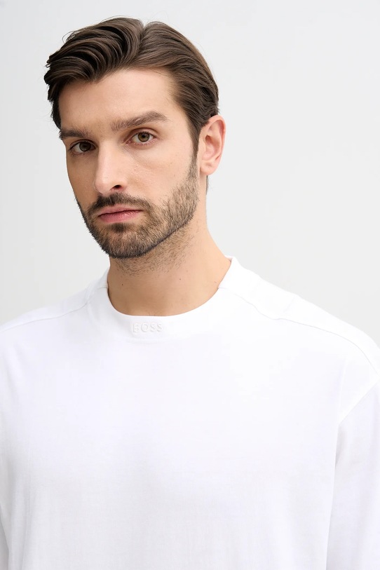 BOSS Orange t-shirt bawełniany beżowy 50521805